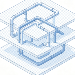 3D Spatial Piping Core Framework