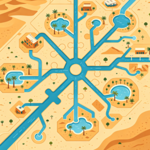 Quantitative Oasis Water Allocation Algorithm